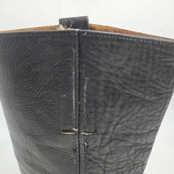 Frye Boots Black Harness Moto Boots