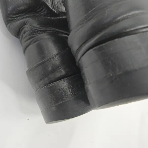 Frye Boots Black Harness Moto Boots