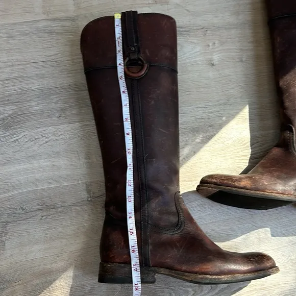 Frye Boots - Jamie Ring Tall Riding Boot is Whiskey Brown sz 9