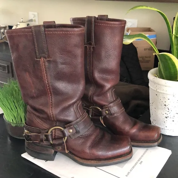 Frye Signature Harness Boots