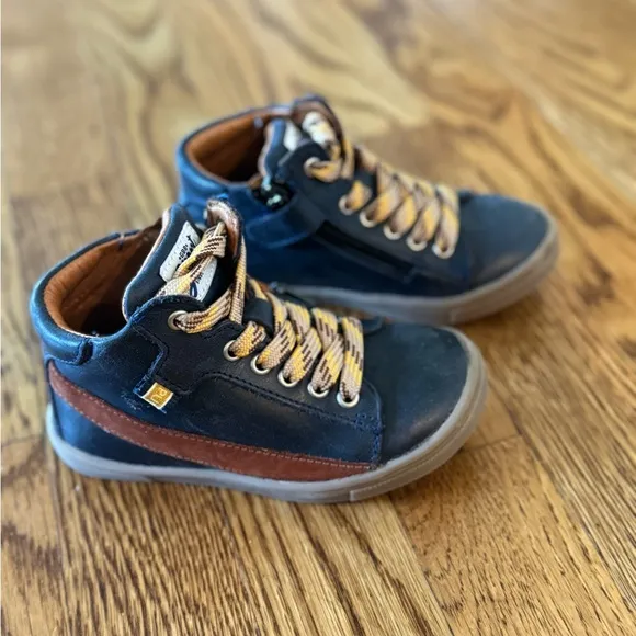 GBB Navy High-Top Shoes - Toddler Boy Shoes - Size EU24