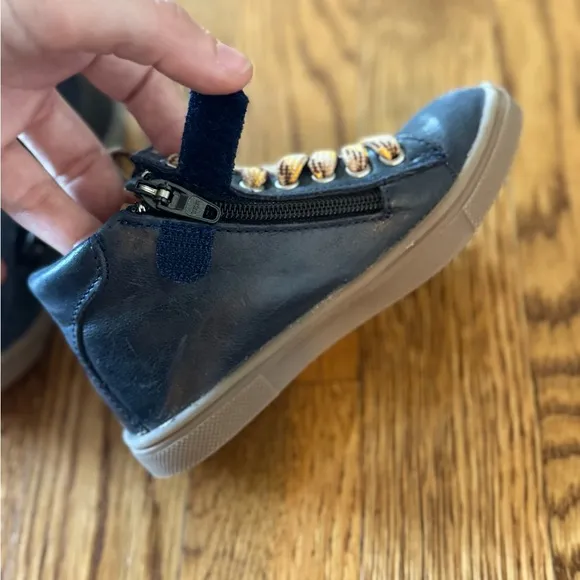 GBB Navy High-Top Shoes - Toddler Boy Shoes - Size EU24