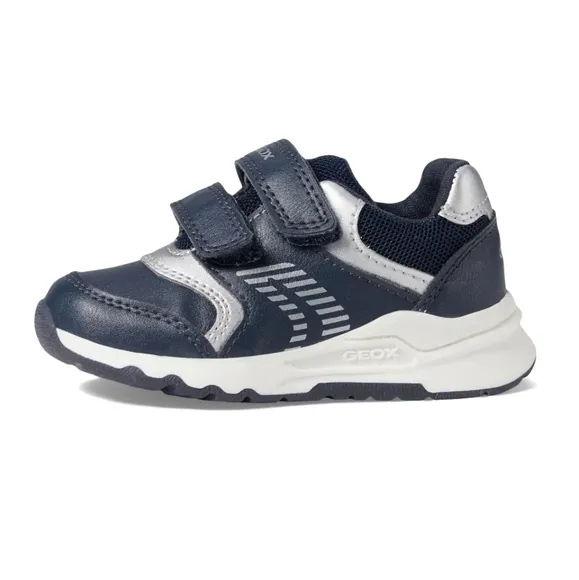 Geox Blue and white early walker Velcro strap sneakers USA aize 4.5 (EU 20)