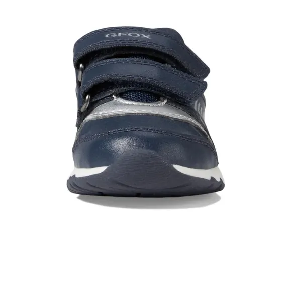 Geox Blue and white early walker Velcro strap sneakers USA aize 4.5 (EU 20)