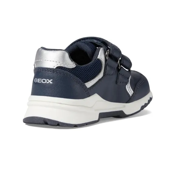 Geox Blue and white early walker Velcro strap sneakers USA aize 4.5 (EU 20)