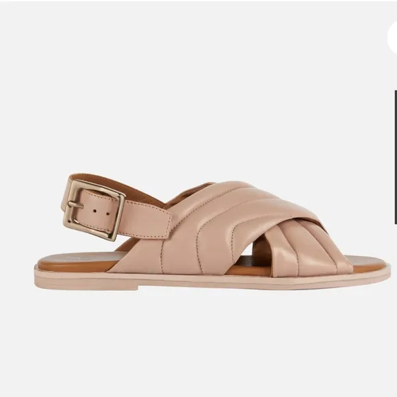 GEOX Naileen Beige Comfort Casual Sandals Zappos women size 8.5