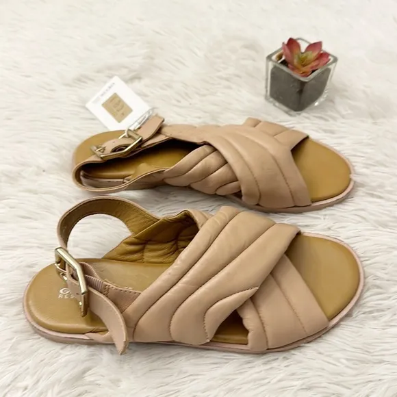 GEOX Naileen Beige Comfort Casual Sandals Zappos women size 8.5