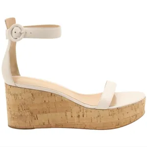 Gianvito Rossi Portofino White Leather Sandals - Size 40 EU / 9 US like new