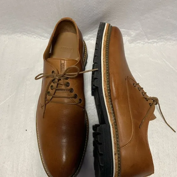 Giorgio Armani shoes, Collezioni Brown Leather lace ups