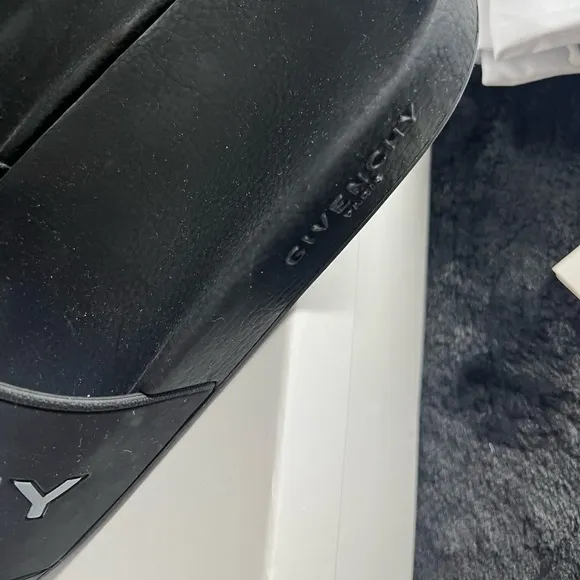Givenchy Black Slide Sandals for Men