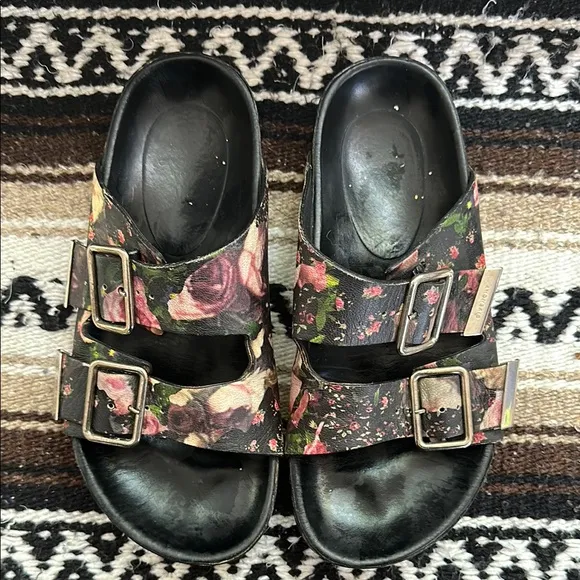 GIVENCHY floral Birkenstocks