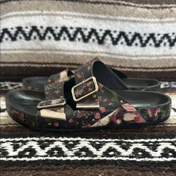 GIVENCHY floral Birkenstocks