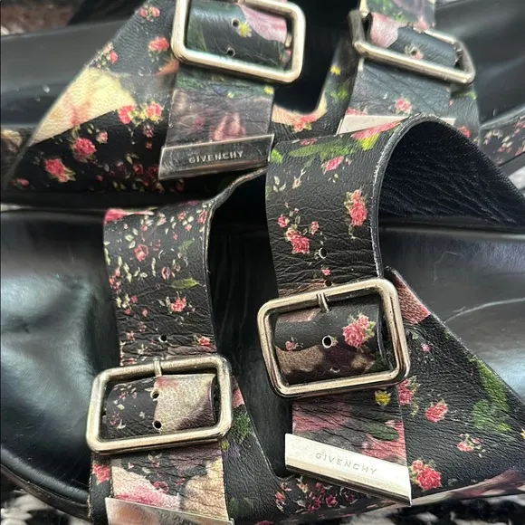 GIVENCHY floral Birkenstocks