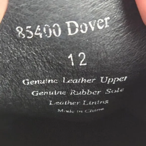 GR by Gordon Rush Dover Black Leather Casual Lace Up Combat Boots Mens 12 85400