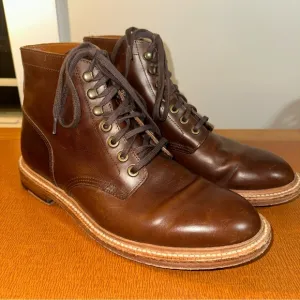 Grant Stone Diesel Boots with Lace-Up Design 8.5D