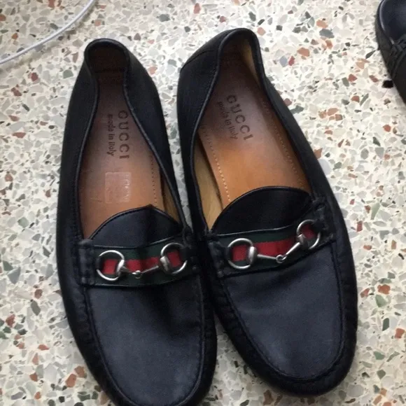 Gucci men leather shoes