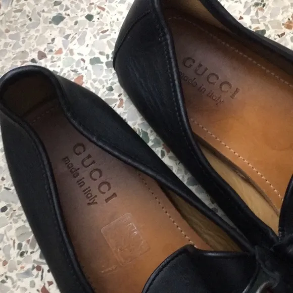 Gucci men leather shoes
