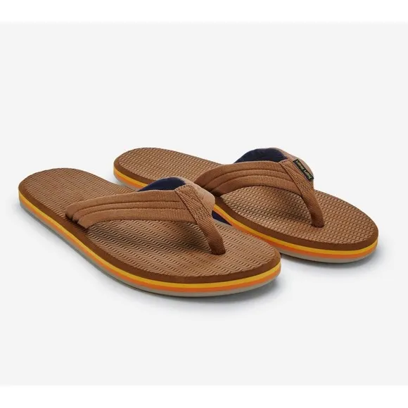 Hari Mari Flip Flops Dunes Brown Sandals US Mens‎ Size 8 New