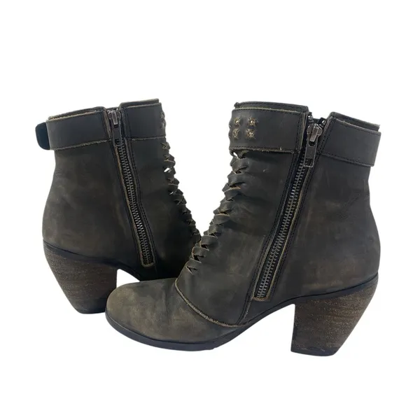 Harley-Davidson Women's Brown Ankle Boots 7.5