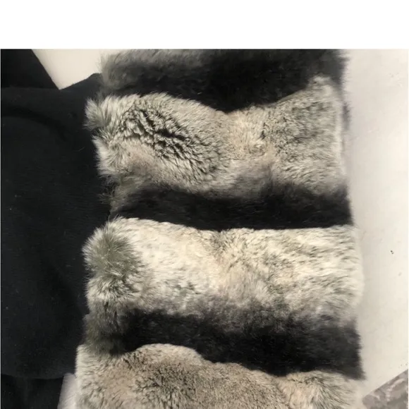 Harrison Morgan Genuine beautiful softest Fur, Cashmere Shrug , shawl, sweater