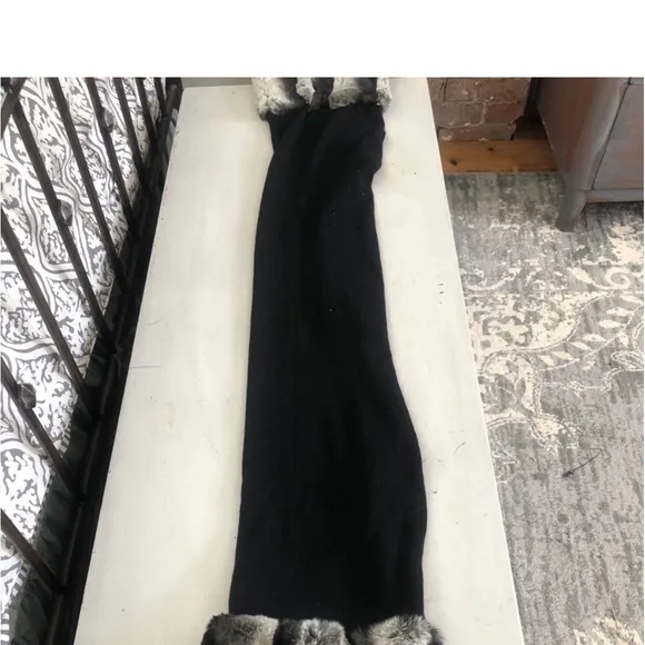 Harrison Morgan Genuine beautiful softest Fur, Cashmere Shrug , shawl, sweater