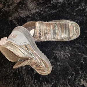 Hey Dude Brown and Gray Ankle Boots with Casual Design