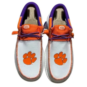 Hey Dude NWT Men's Wally Tri Clemson Fan Lightweight Shoes Men's 10