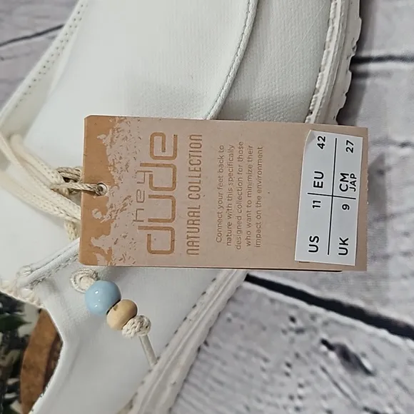 Hey Dude Wendy Fringe Women's Salt Sip On Comfort Shoes Size 11