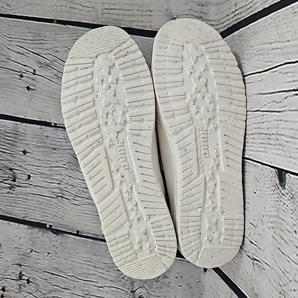 Hey Dude Wendy Fringe Women's Salt Sip On Comfort Shoes Size 11