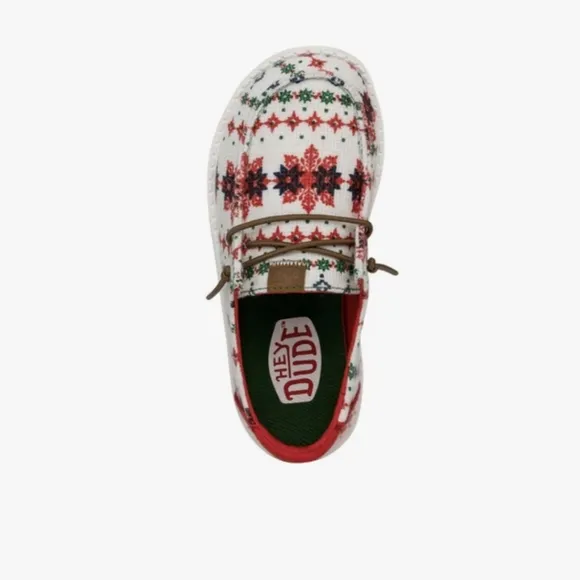 Hey Dude Youth Ugly Sweater Shoes