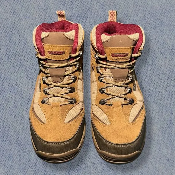 Hi-Tec Skamania Waterproof Women’s Tan Hiking Boots - Size 7.5