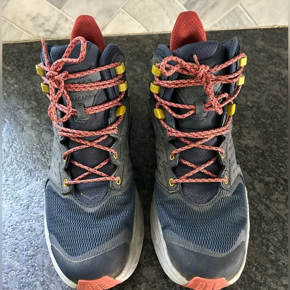 Hoka Anacapa 2 Mid GTX Hiking Boots Men’s 10.5D GORE-TEX Vibram Megagrip Blue