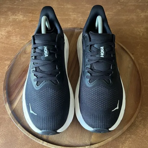 Hoka One One Womens Arahi 7 1147890 Black Running Shoes Sneakers Size 10 Wide