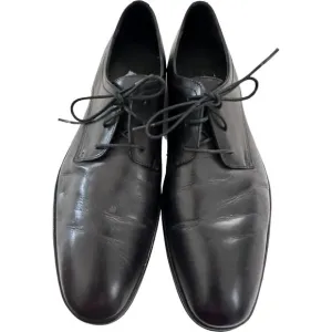 Hugo Boss Men’s Plain Leather Business Casual Soft Bendable Lace-up Shoes Sz 9.5