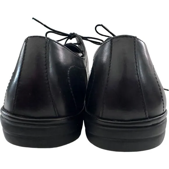 Hugo Boss Men’s Plain Leather Business Casual Soft Bendable Lace-up Shoes Sz 9.5