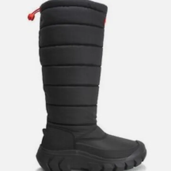 Hunter Womens Boots Intrepid Tall Snow Casual Slip-On Calf Length Boot NIB