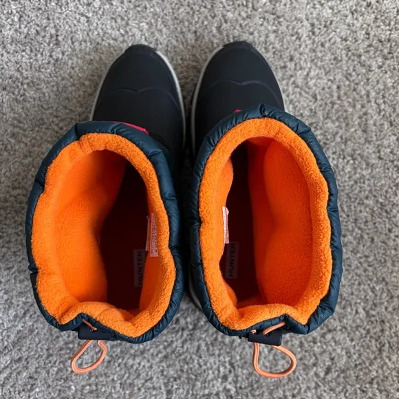Hunter Women’s Snow Boots Blue and Orange US 8