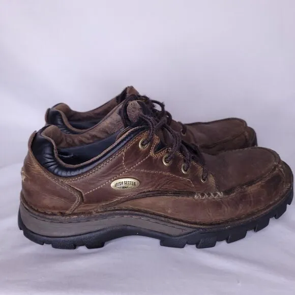 Irish Setter Boots Mens 9.5 Brown Leather Casual Borderland Oxford 3864