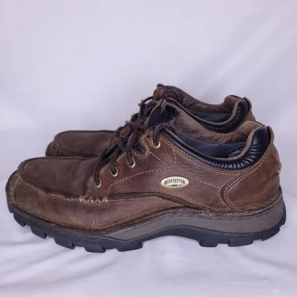 Irish Setter Boots Mens 9.5 Brown Leather Casual Borderland Oxford 3864