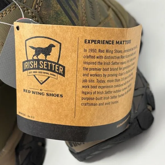 Irish Setter Red Wing Men Boot Pinnacle Armatec Waterproof Pinnacle 2710 Sz 8