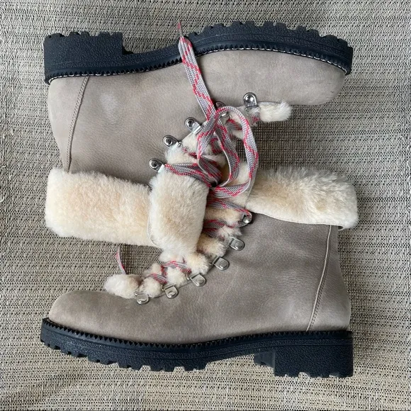 J Crew Nordic Boots Bronzed Clay Size 9