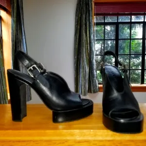Jil Sander platform heels