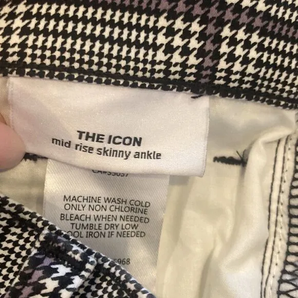 Joe’s Jeans Houndstooth checked jeans