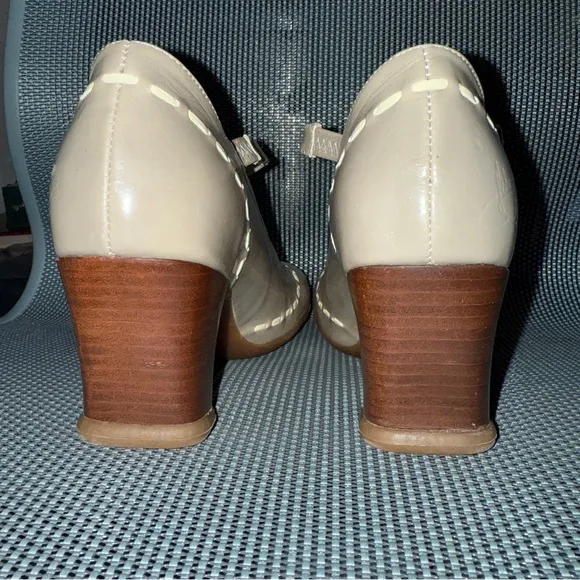John Fluevog Operetta Malibran heels Leather Shoes Ankle Strap Mary Jane Buckle