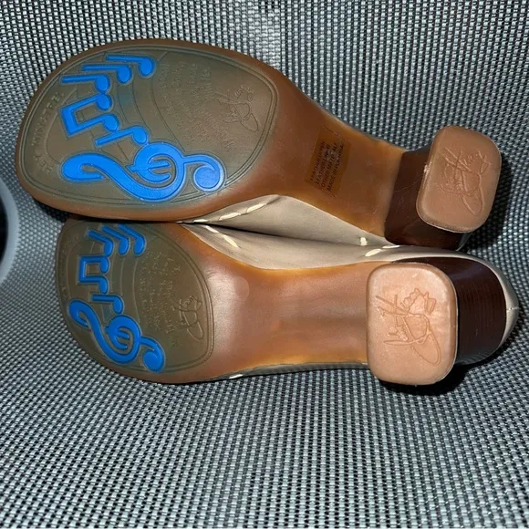 John Fluevog Operetta Malibran heels Leather Shoes Ankle Strap Mary Jane Buckle