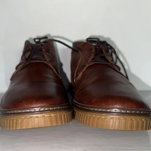 Johnston &amp; Murphy Brown Leather Chukka Boots Men’s 11.5M
