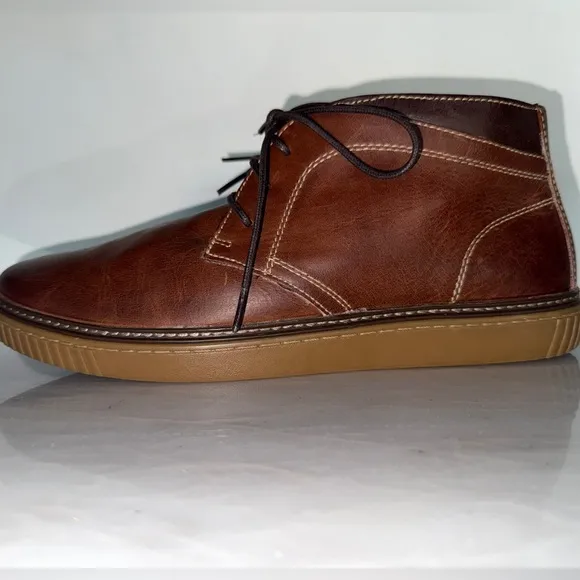Johnston &amp; Murphy Brown Leather Chukka Boots Men’s 11.5M