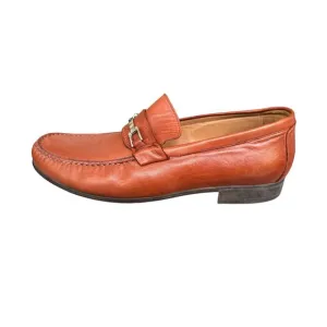 Johnston &amp; Murphy Tan Leather Slip On Shoes 9.5, SUPER soft leather, Bit Loafer