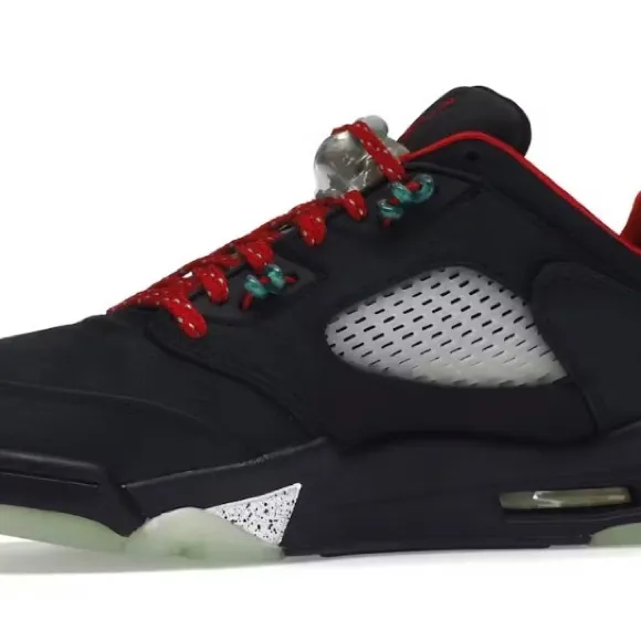 Jordan 5 low Clot jade