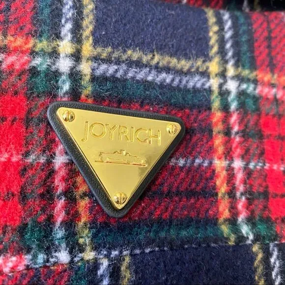 Joyrich Plaid Sherpa Wool Jacket Sz Medium